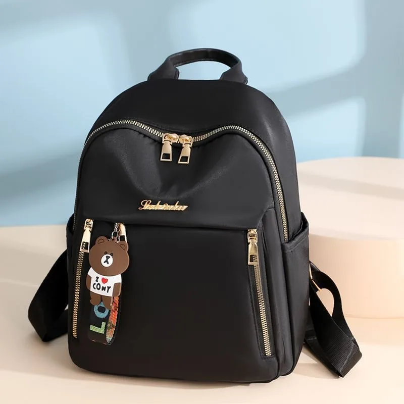 

Женская двойная сумка через плечо, повседневный дорожный рюкзак большой вместимости, новый модный универсальный рюкзак из ткани Оксфорд