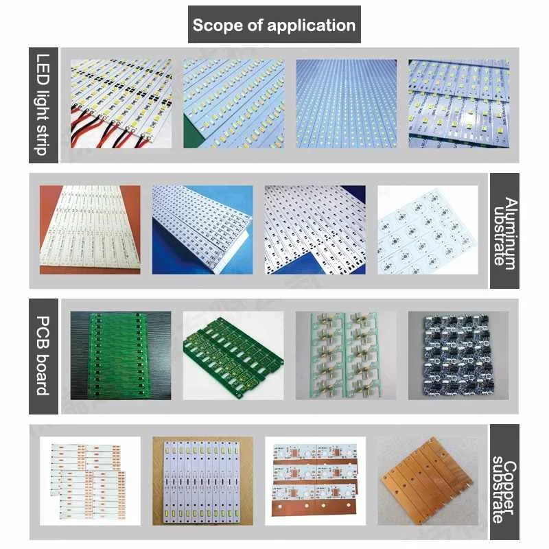 220V Automatic PCB Board Cutting Machine LED Light Strip Cutting Machine Aluminum Substrate Cutting Machine PCB Board Splitter