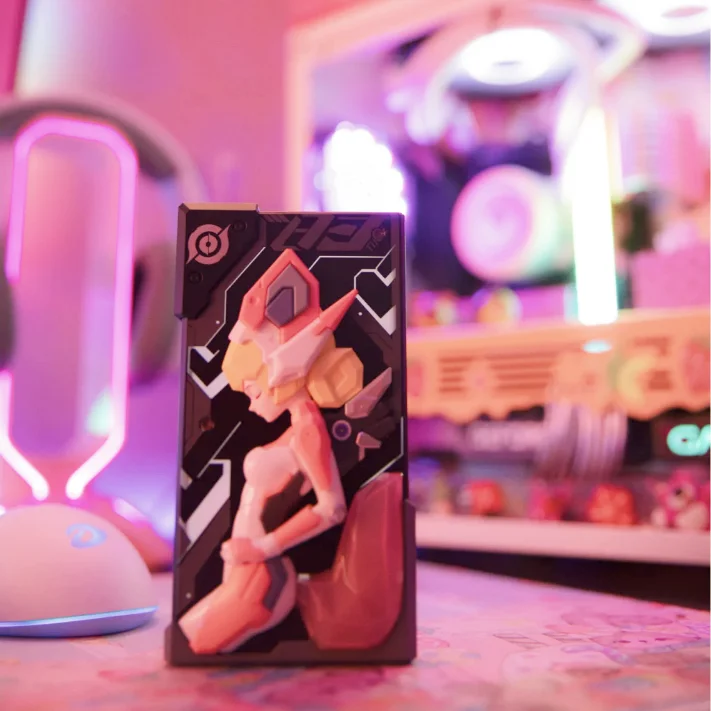 THE LAB E-Model Crane Da Ji Mecha Mobile Power Bank 10000mah Assemble Luminous 22.5W Fast Charge Power Supplyer for Girl