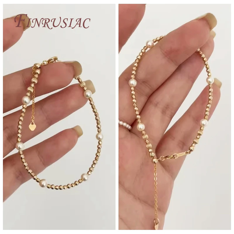 4mm-8mm 18K Gold Plated Spacer Beads For Jewelry Making,Corrugated Round Bead,Separators For Beads,DIY Bracelets Accessories image 3