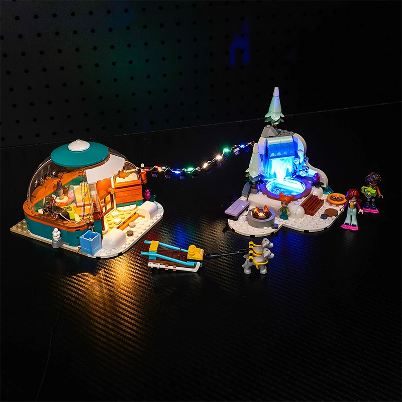 Lazishi LED Light 41760 Set Suitable for Igloo Holiday Adventure Building Blocks (Only Including Lighting Accessories)