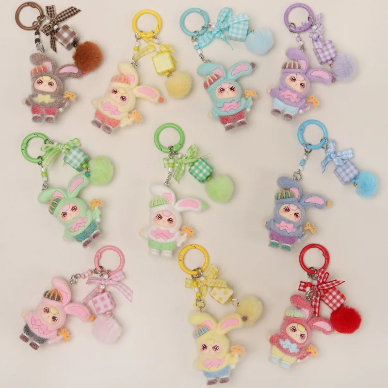 

BABY THREE Keychain Doll Couple Keyring Kawaii Carto Creative Bag Pendant Charms Backpack Decoration Gifts 2026 New