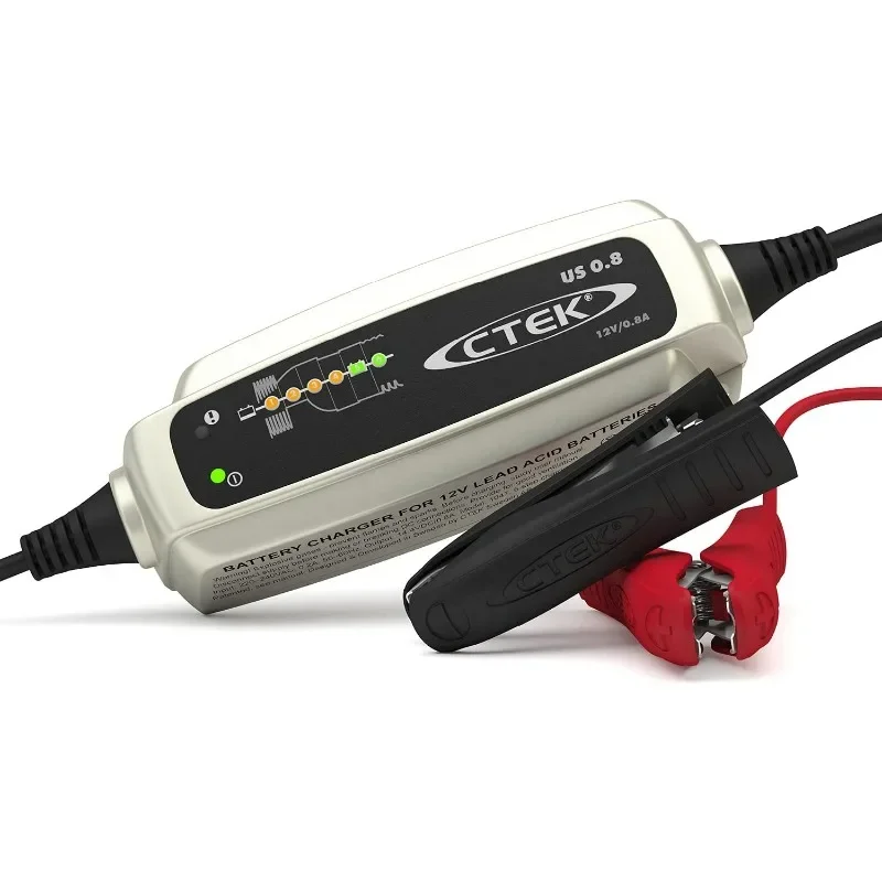 Best seller CTEK (56-865) US 0.8 12 Volt Fully Automatic 6 Step Battery Charger,Black