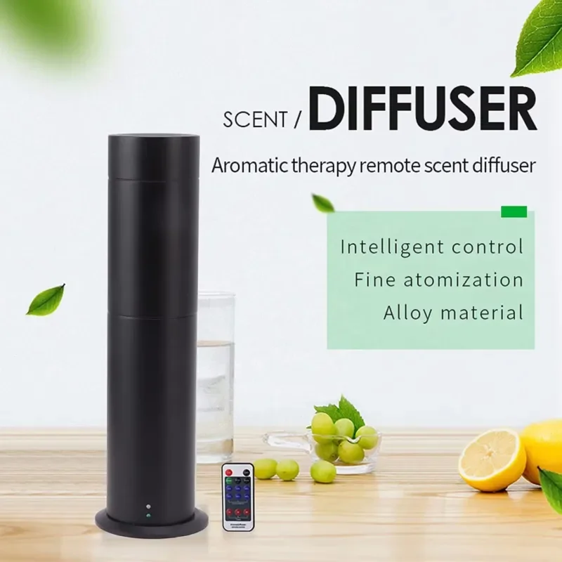 Portable Desktop Metal Tower Aromatherapy Machine Commercial Air Purifier Aromatherapy Machine Remote Application Control
