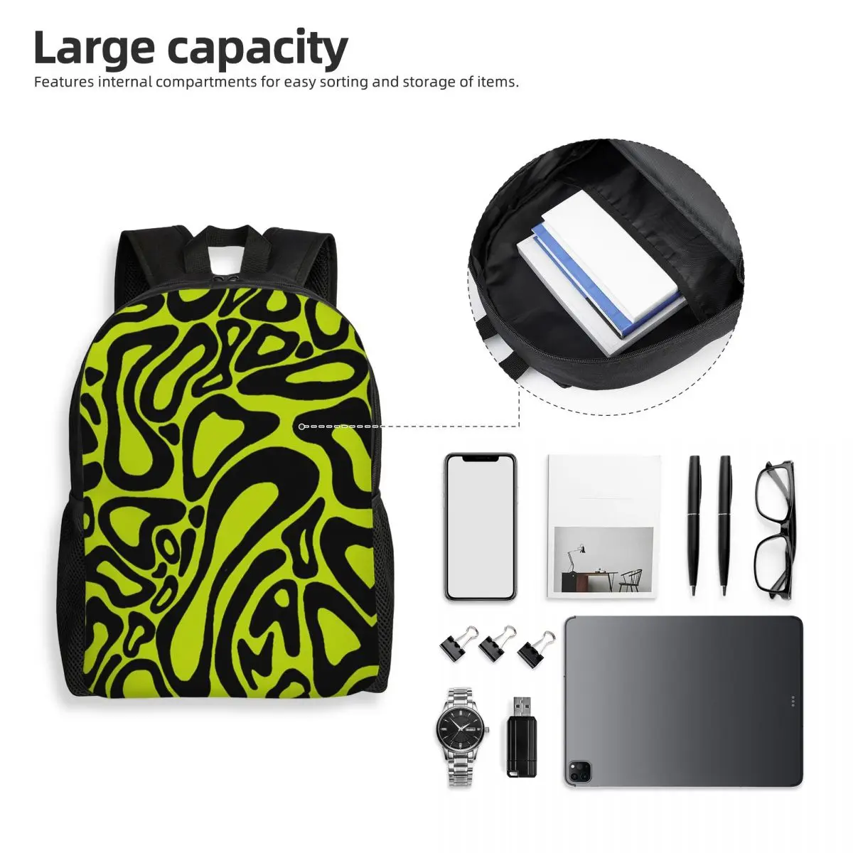 F1 2024 - Lando Norris #4 Backpack Hot Sale Daypack Large Capacity Children BookBag School Bag Shoulder Bags for Men Women