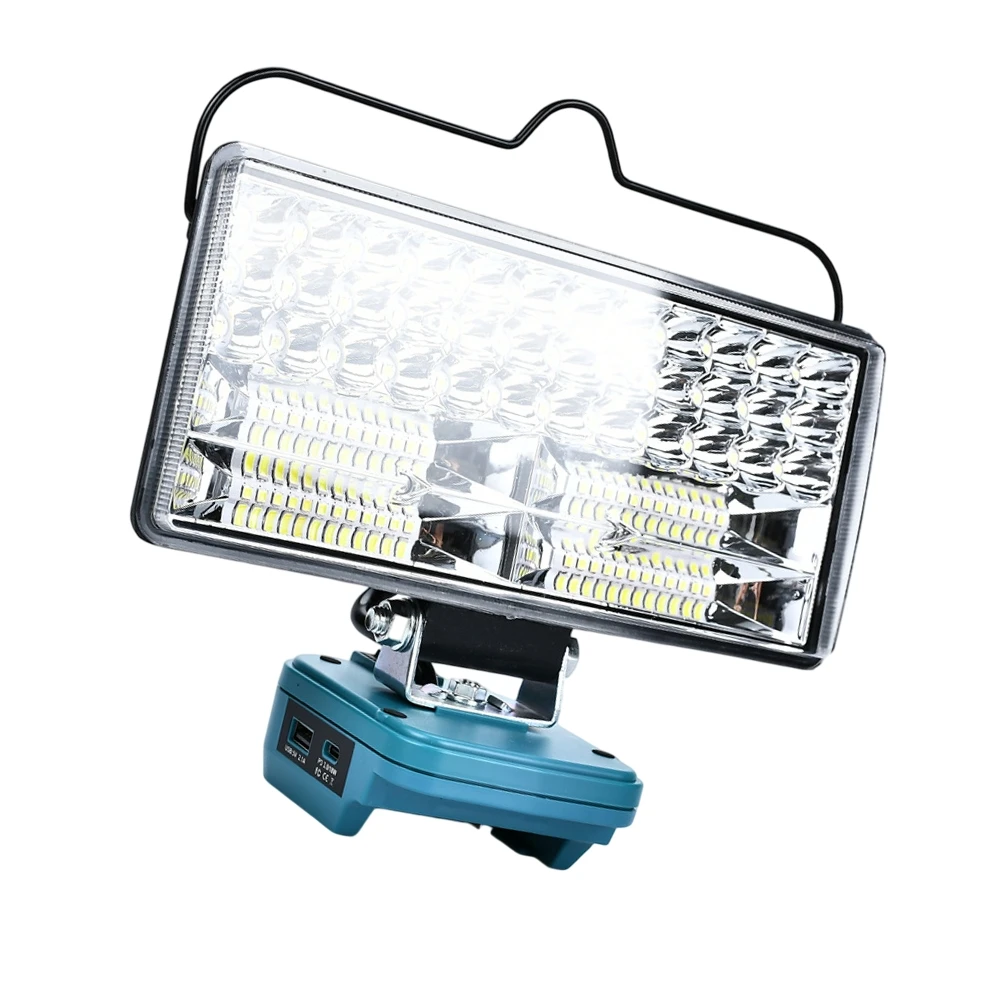 Work Light Designed for 14.4V Input Voltage Supporting Multiple Power Tool Batteries for Reliable For Job Site Use