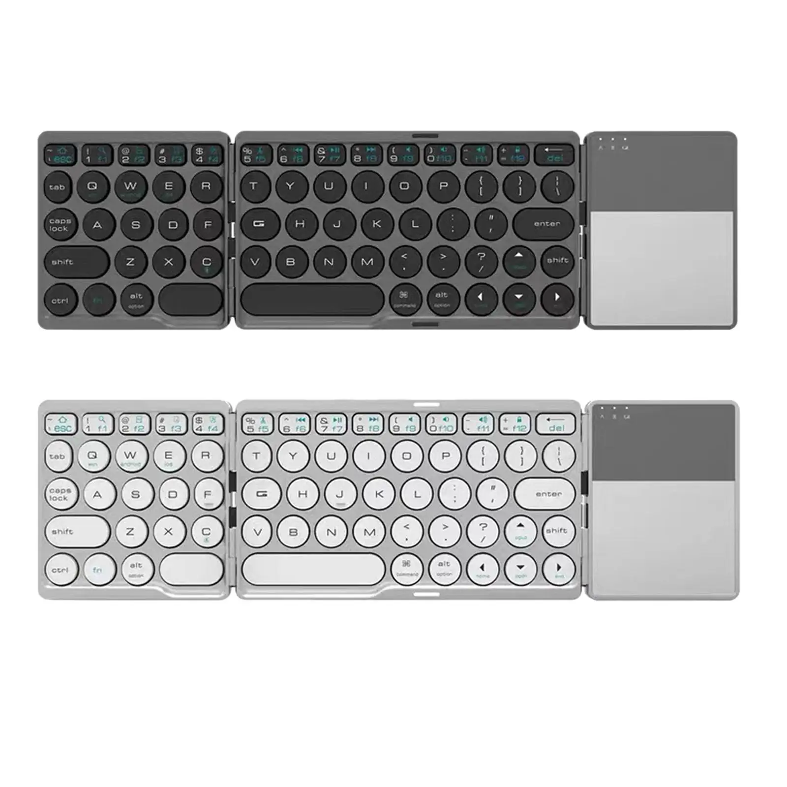 

Wireless Keyboard Foldable Small Gifts Compatible Computer Keyboard 64 Keys Keypad for Laptop Professional or Industrial Use