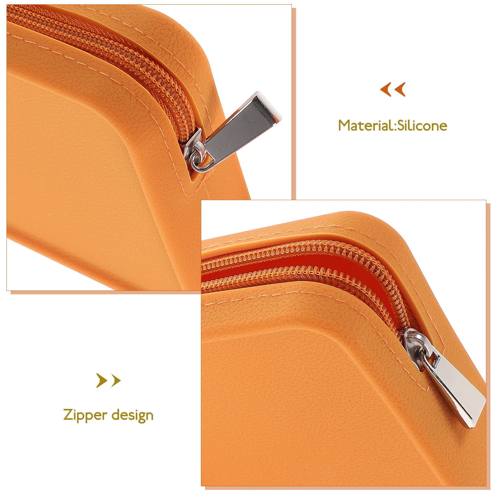 

Silicone Dog Treat Holder with Zipper Portable Compact for Training Walking Outdoor Use Holds Treats Accessories Spill Proof