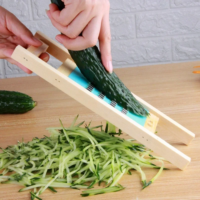 Grattugia per verdure in legno affettatrice per patate verdura per