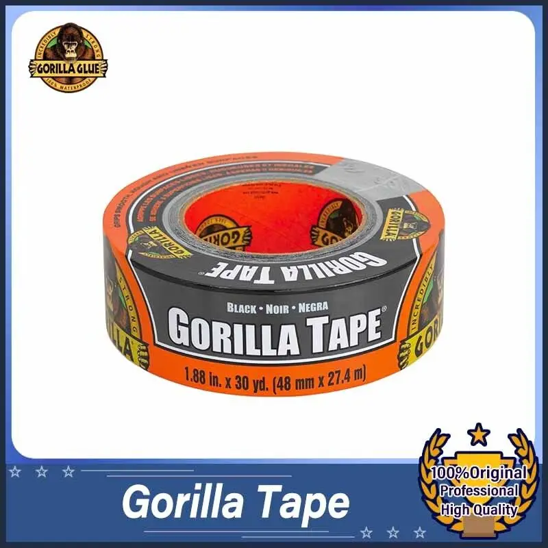 

Gorilla Black/White/Clear Tape 48mm x 27.4m Rugged Weather-Resistant Shell