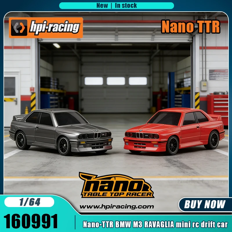 มีสินค้าในสต็อก รถบังคับวิทยุ Hpi Nano TTR M3 RAVAGLIA ขนาด 1/64 รถดริฟท์บังคับวิทยุขนาดเล็ก รุ่นเต็มสัดส่วน Nano-TTR RTR ความเร็วสูง ของเล่นรถแข่ง ของขวัญสำหรับเด็กผู้ชาย