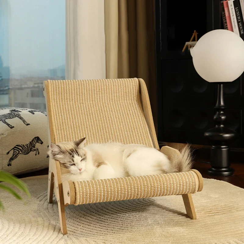 Cat Recliner Scratching Board Scratch-Resistant Cat Nest Pet Hammock Sofa Accessories