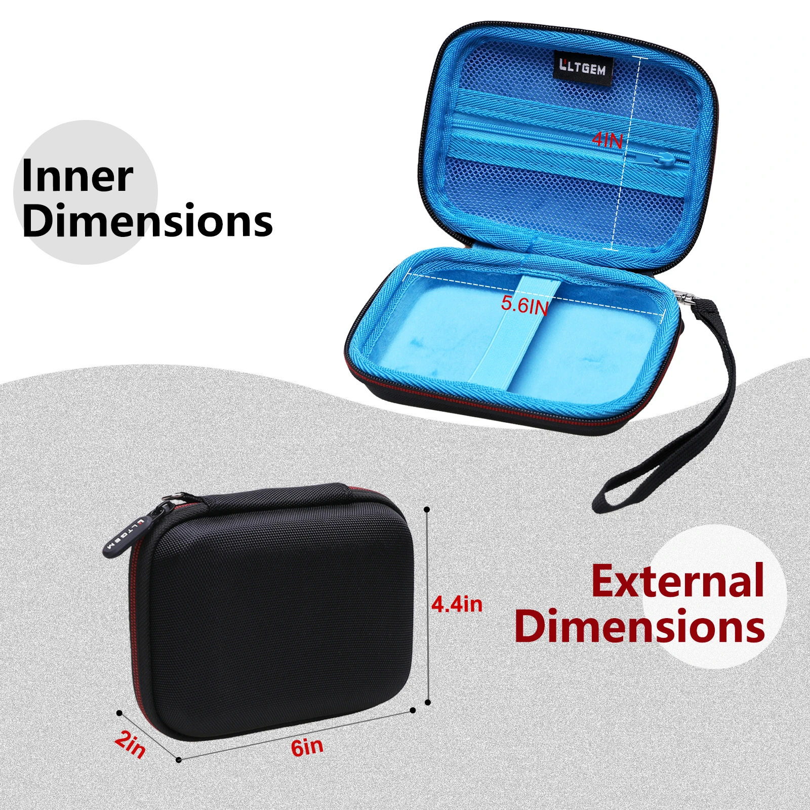 EVA Hard Case for Kodak Printomatic/Step/Step Touch/Smile Digital Instant Print Camera Protective Carrying Bag(only case!!!)