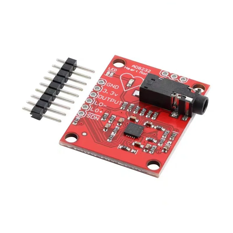 AD8232 Module ECG Measurement Pulse Heart Rate Monitor ECG Data Acquisition Kit