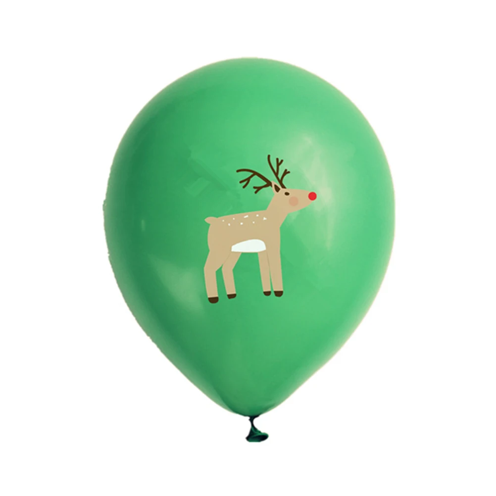

15pcs Christmas Kit Festive Latex Xmas Party Decor Balloons Party Decorative Balloon For Holiday Wedding Event Decoration