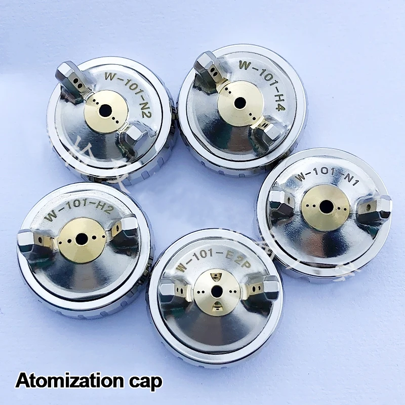 Spray Gun W-101 WA-101 Aircap Set, ,W101 WA101 Parts Accesory Component Painting E2P E1 H2 H4 N1 Aircap, Free Shipping