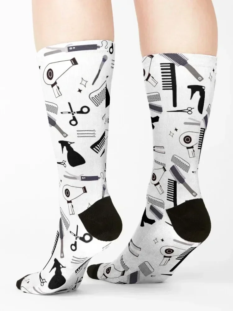 Hairdressers accessories Hair salon Socks fashionable Sports christmas stocking Soccer Socks Man Women's