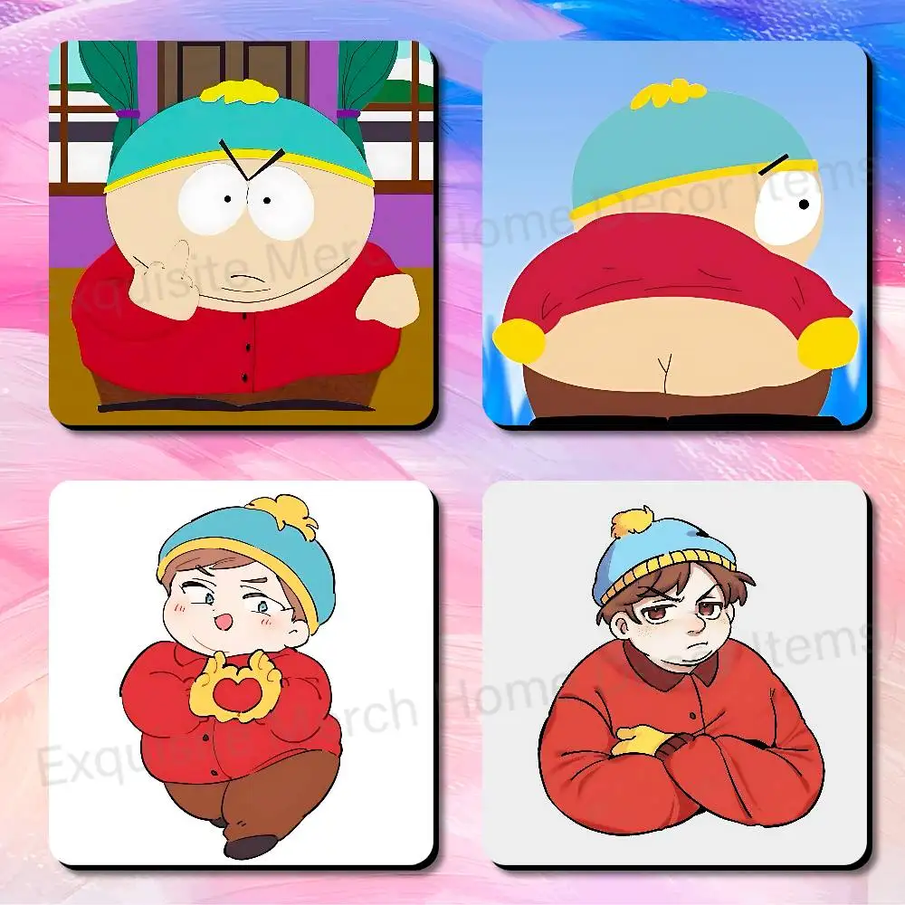 E-Eric C-Cartman Dimensions 75x75mm Best-Selling Strong Magnetic Fridge Magnets Adhesive to Metal Surfaces