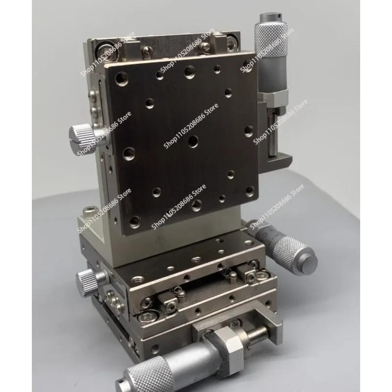 New stainless steel XYZ three-axis platform  optical three-dimensional fine-tuning platform BSS16-60C 60mm