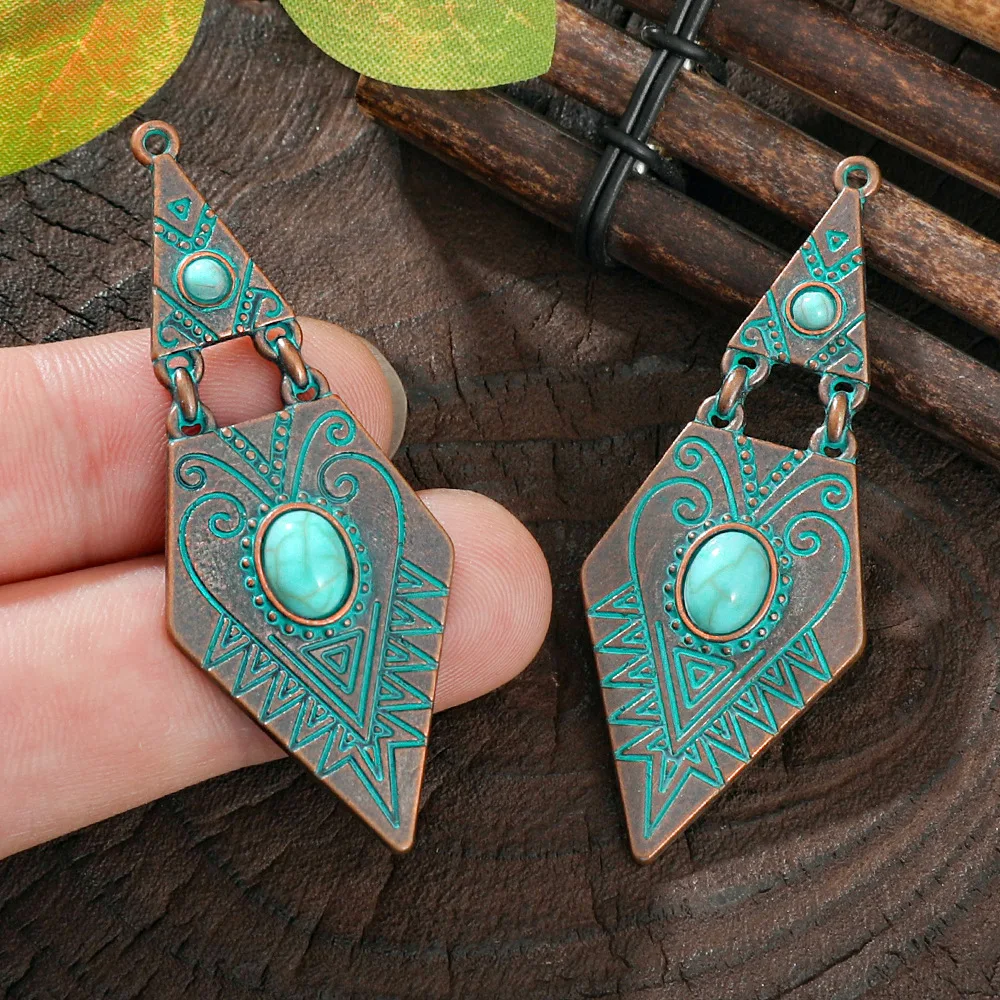 Vintage Ethnic Stone Setting P - Ethnic Fashion Women 评论和价格