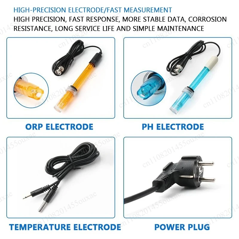 3-in-1 Smart APP Bluetooth Water Tester PH ORP Temperature Salinity Monitor For Seawater Aquarium Fish Tank