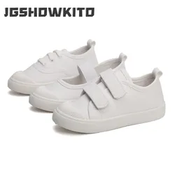 Kids Shoes Children Canvas Shoes All White for Shcool Uniform Indoor Soft Boys Skate Shoes Girls Casual Shoes Soft Classic 21-35