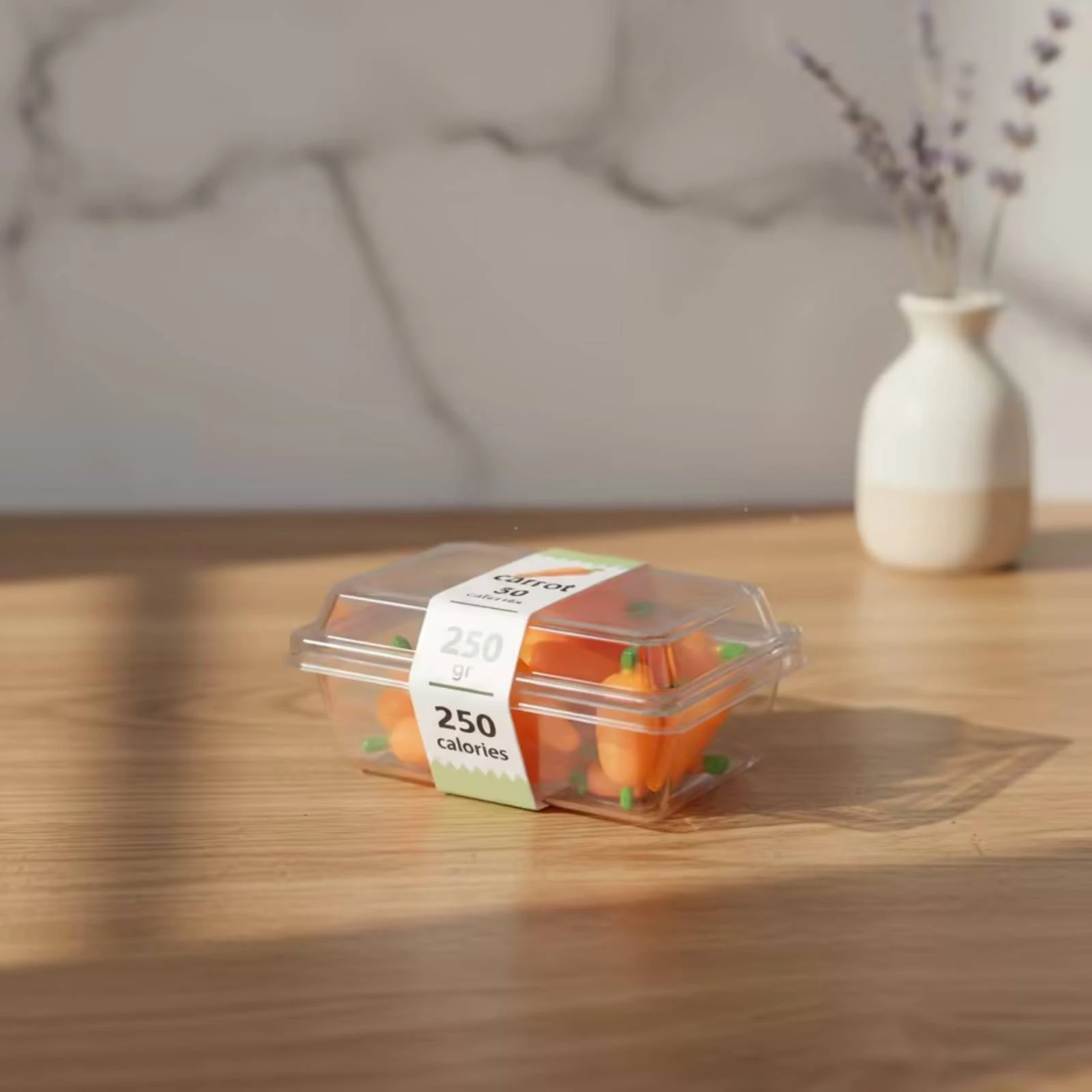 Miniature Clamshell Box with Food Lifelike Miniature Food Box Toy Detailed Clear for Collectors, Craft Displays, Pretend Play