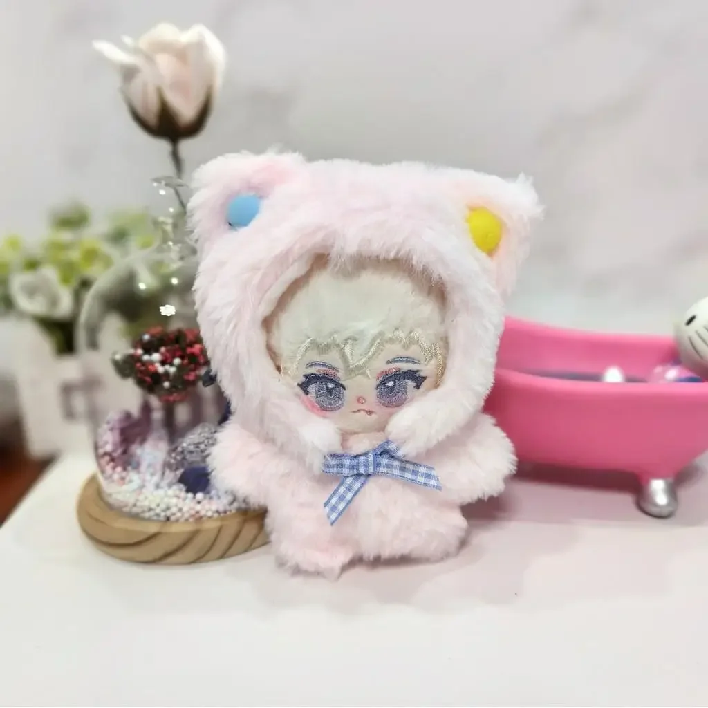 17cm Mini Plush Doll'S Clothes Outfit Accessories For Korea Kpop Exo Labubu Idol shark 10CM starfish Clothing Gift