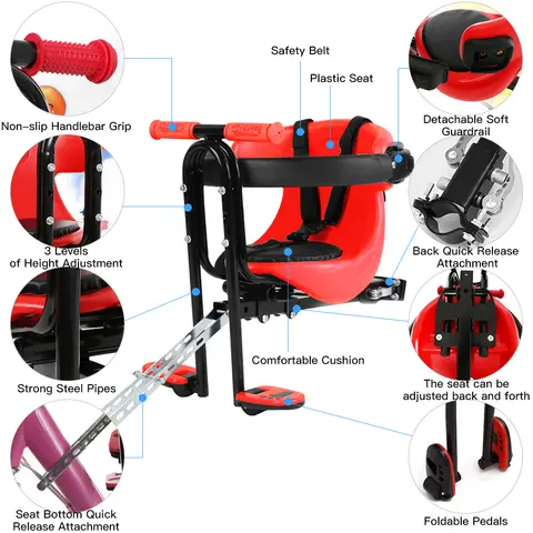 10 best sales cykelbarnstol - №9