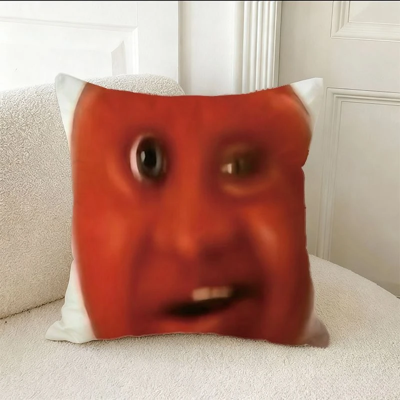 【Bell Pepper Pillow】Abstract Funny Cushion Cover, Zippered & Machine Washable, Home Universal Pillowcase