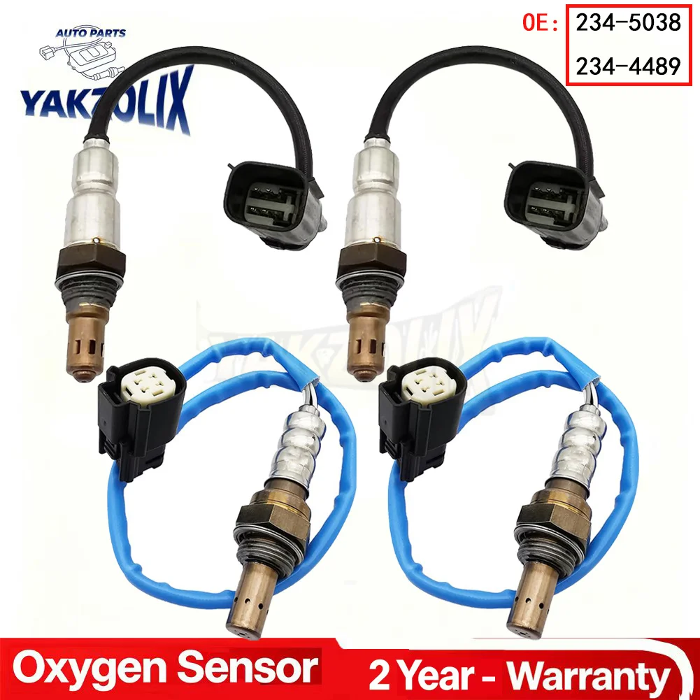 1/4PCS Oxygen Sensor Up Downstream For Ford Explorer Edge Lincoln MKX Mazda 6 CX-9 2011 2012 2013 2014 2015 234-5038 234-4489