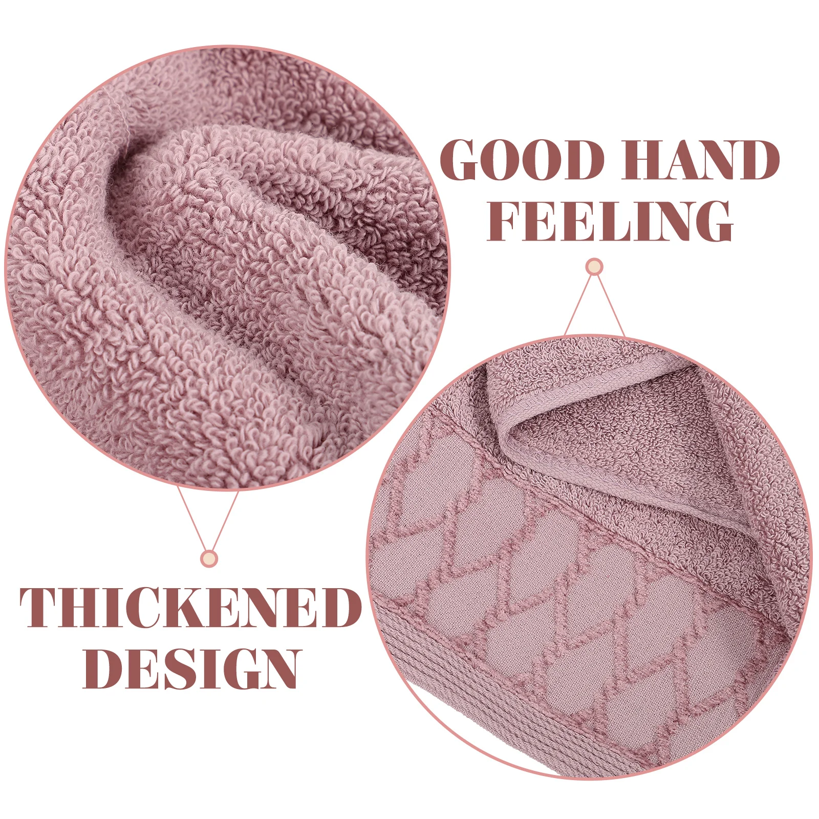 

Thickened 120g Cotton Adult Face Wash Staple Grape Seed Absorbent Washcloths Reusable Soft Towel For Facial Hand