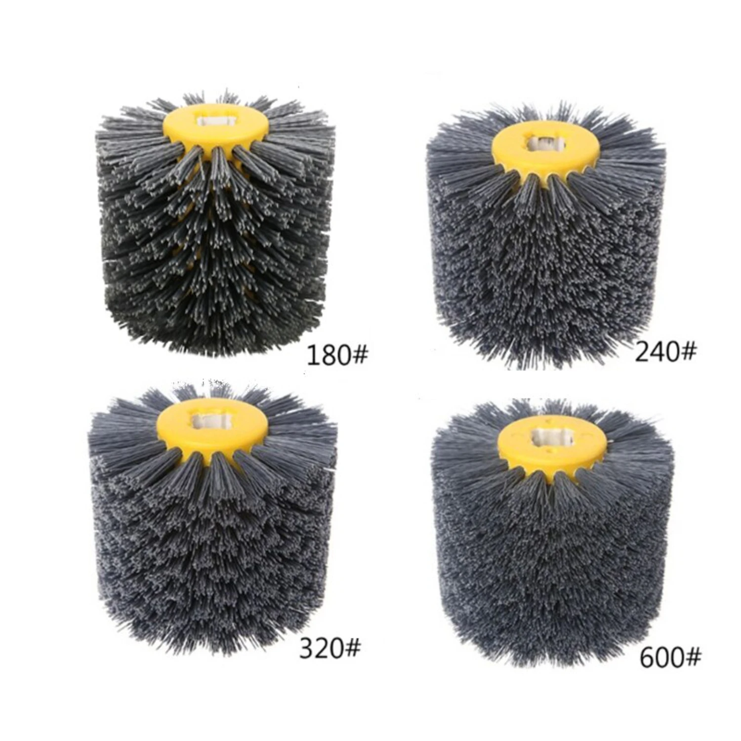 Coarse and Fine Nylon Wire Wheel with Cross Core Technology for Angle Grinder - Abrasive Brush for Polishing and Sanding Tools