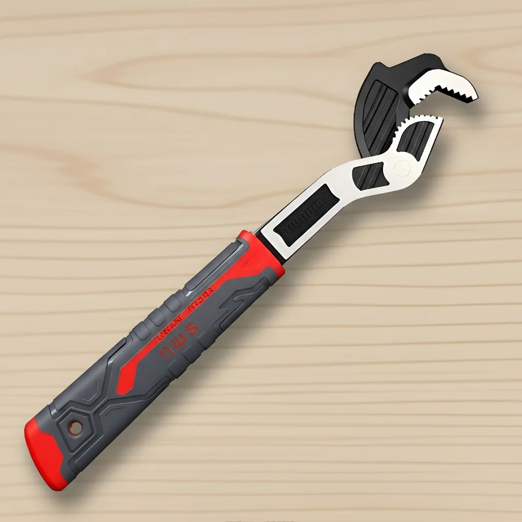 Multi-Function Adjustable Wrench Mechanical Tool 6/8/10/12 Inch Universal Bathroom Pipe Wrench Plumber's Multi-Hand Tool for Hom