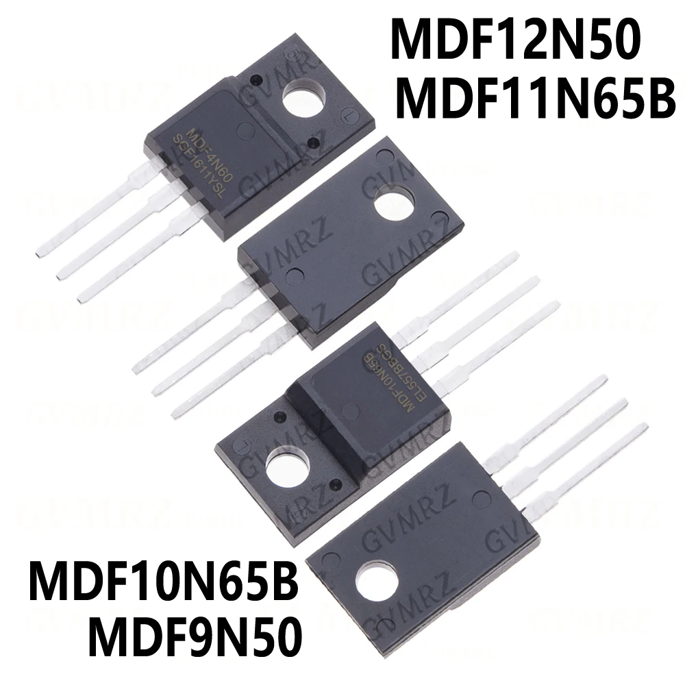 10PCS MDF10N65B MDF11N60 MDF11N65B MDF12N50 MDF13N50B MDF13N65B MDF18N50 MDF4N60 MDF4N65B MDF7N65B MDF9N50 TO-220F