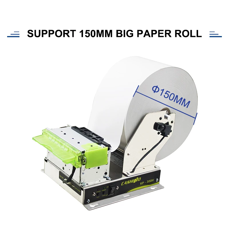 Cashino ใหม่3นิ้ว80มม.Kiosk โมดูลความเร็วสูง Embedded Thermal เครื่องพิมพ์ตั๋วอัตโนมัติเครื่องตัด (USB + RS232)