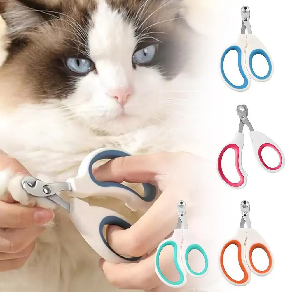 Tagliaunghie professionali per gatti per cani di piccola taglia Tagliaunghie per cuccioli in acciaio inossidabile Tagliaunghie per toelettatura unghie per animali domestici