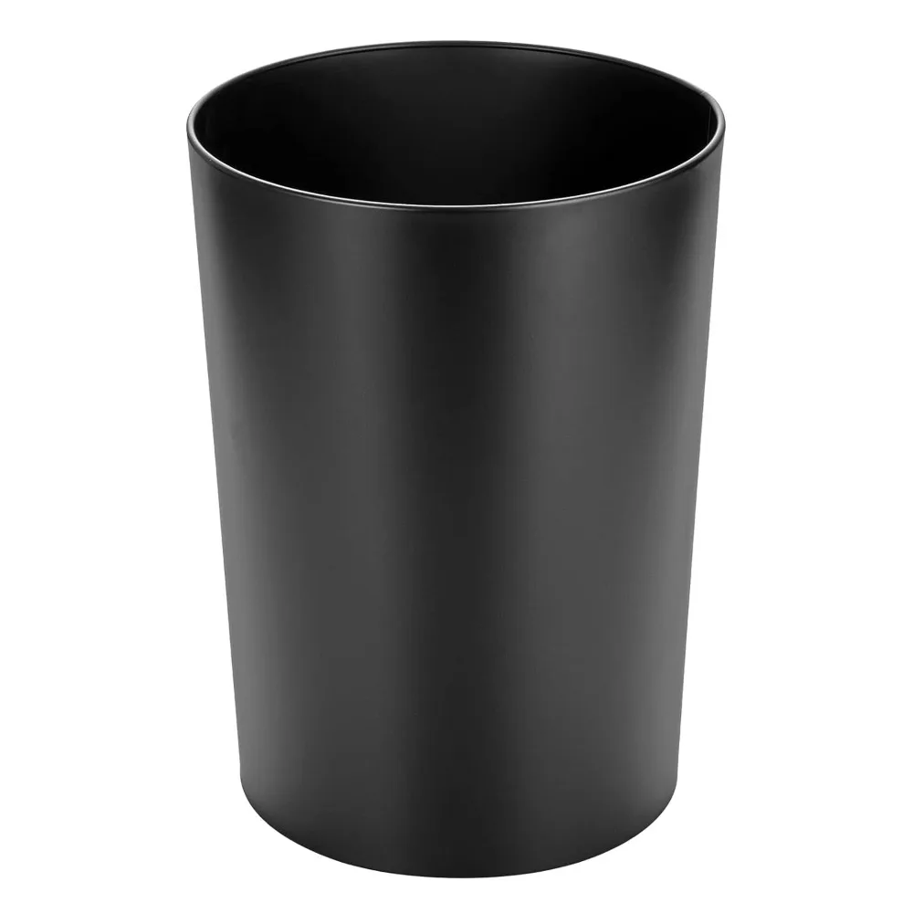 

Круглый металлический мусорный бак из нержавеющей стали, небольшая мусорная корзина на 4 галлона, мусорная корзина для ванной комнаты, спальни, кухни или дома O