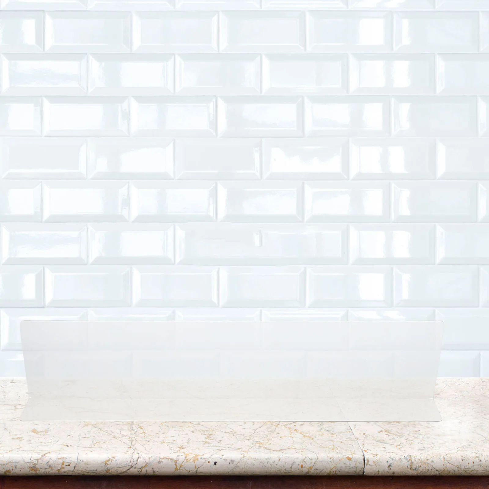 Waterproof Splash Barrier Prevent Vanity Kitchen Side Splashback Bathtub Backsplash