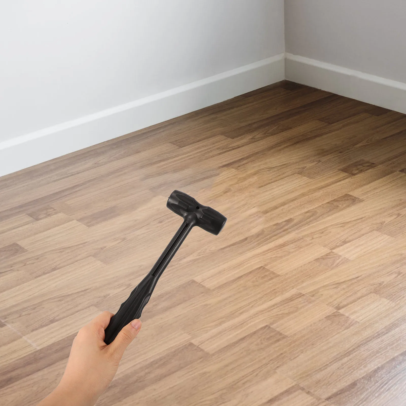 

Plastic Flooring Mallet Ergonomic Handle Household Carpenter Installing Hammer Multi-Function Woodworking Repairing Tool Durable