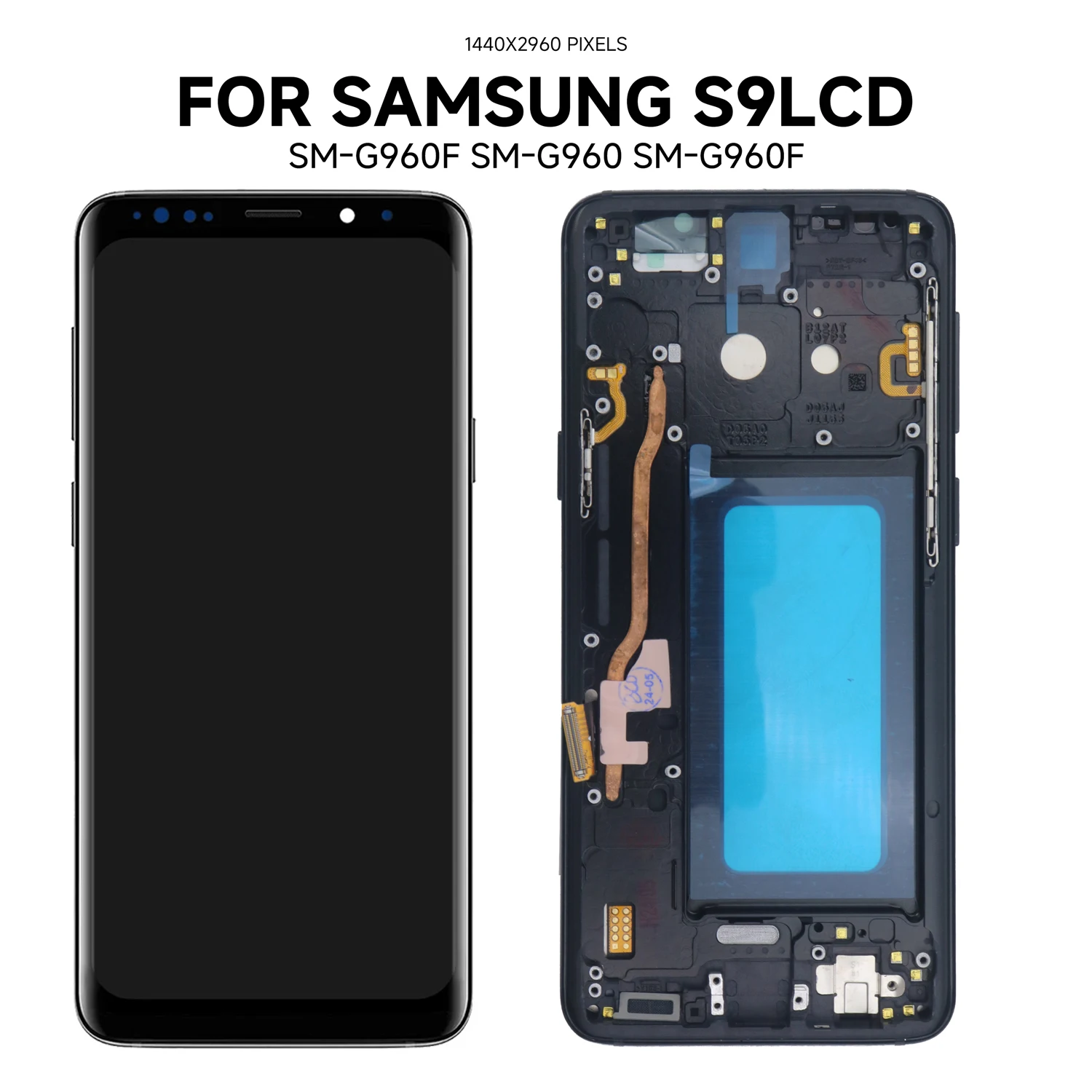 100% Tested S9 LCD with frame for SAMSUNG Galaxy S9 G960 SM-G960FD Display Touch Screen Digitizer Assembly Replacement