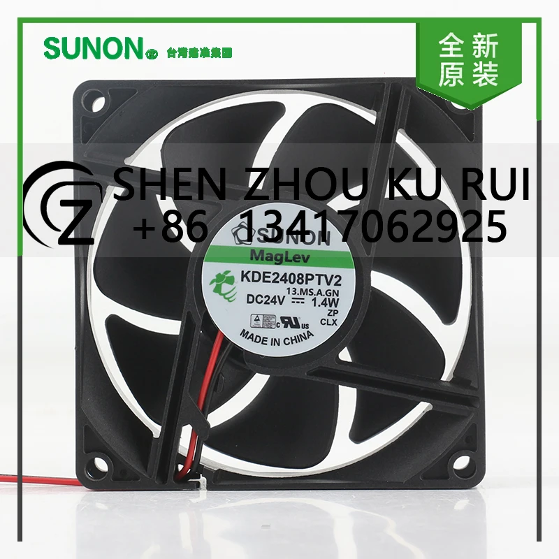 

Новый оригинальный Тайвань Sunon 5 В 12 В 48 В постоянного тока 24 В 1,4 Вт AC EC 8025 80X80X25MM 8 см двойной шаровой инвертор двухпроводной охлаждающий вентилятор KDE2408PTV2