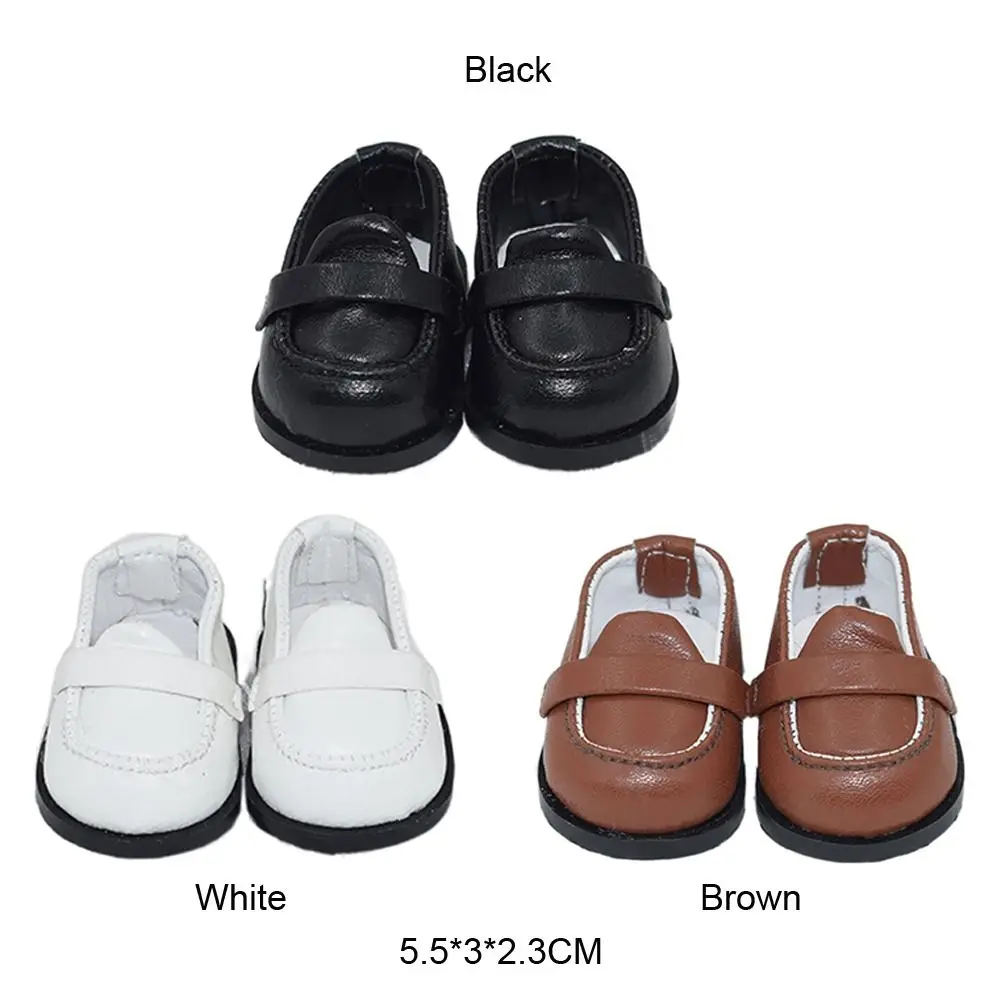 20CM Cotton Doll Shoes Fashion PU Leather Boots Casual Wear Sneakers Mini Shoes For 1/12 BJD Dolls Accessories Kids Gift