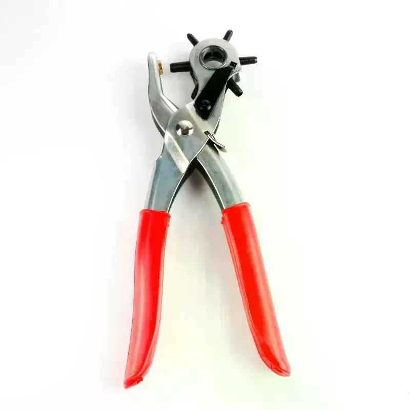 

Multifunctional Belt Hole Punch Pliers Round Hole Flat Hole Oval Hole Puncher Belt Leather Goods Leather Paper Punch Pliers