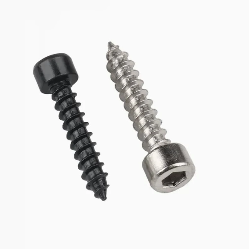 M2 m2.6 m3 m4 m5 m6 Hexagon Hex Socket Cap Head Self Tapping Screw 8.8 Grade Black/Nickel Zinc Allen Head Screw for Speaker