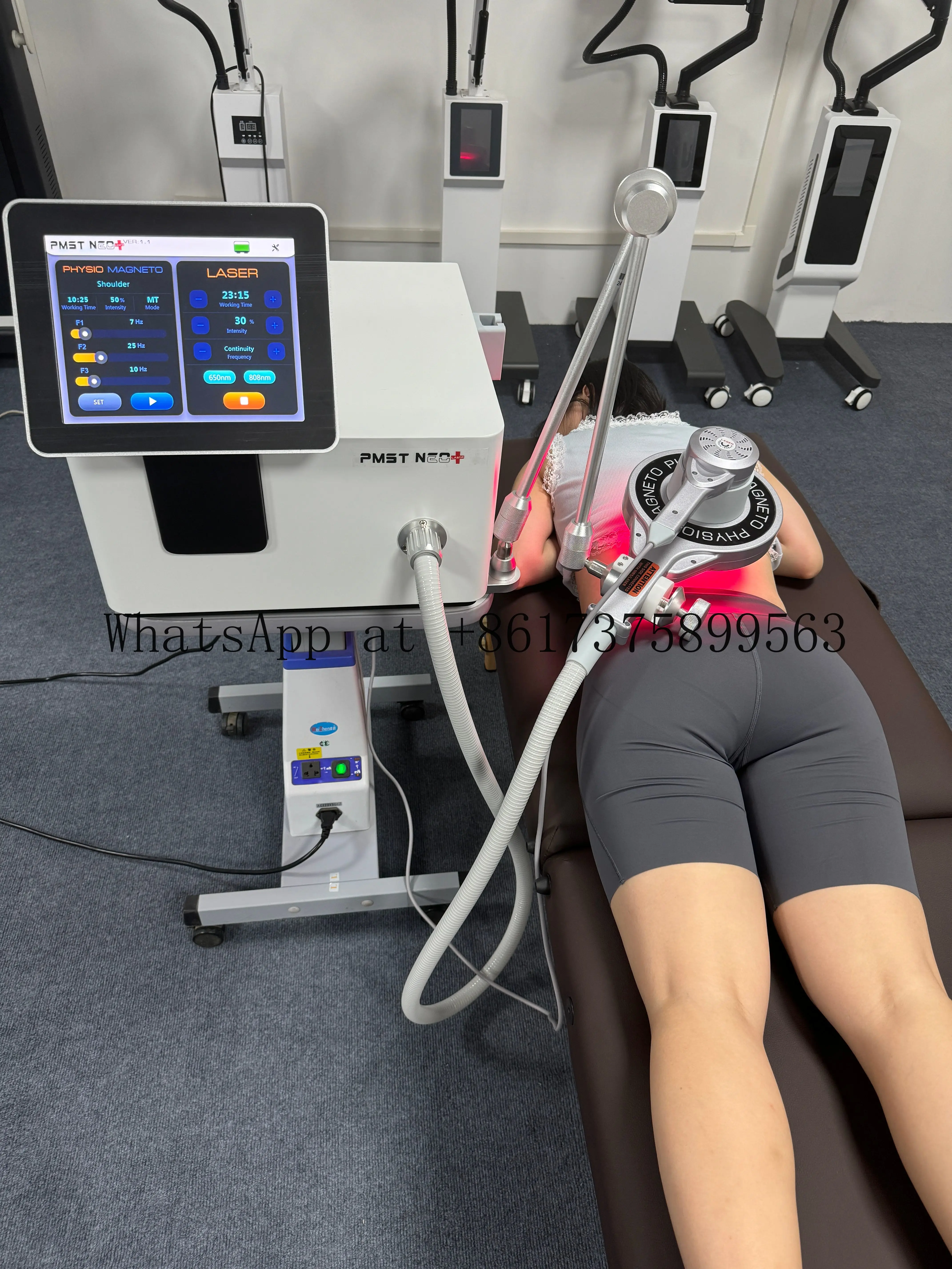Adjustable PMST Loop Pulsed Magnetic Therapy Device Portable Magnetic Field Machine for Muscle Recovery and Tension Relief