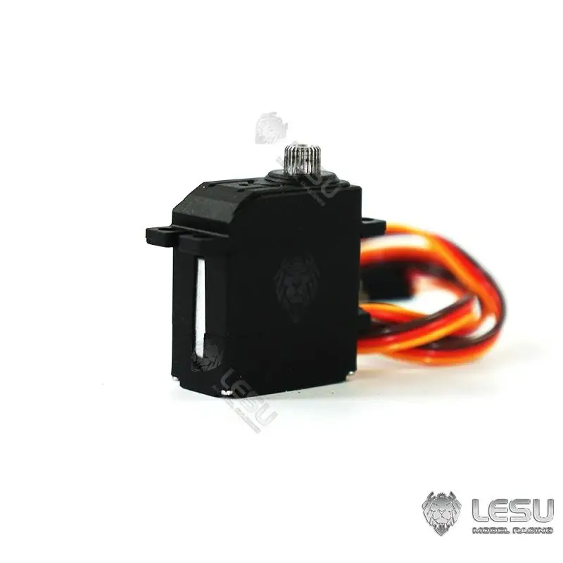 Digital LESU Steering Gear 12G/3.3KG Torque Servo LESU Model Titanium Metal Gear 12g Digital Steering Gear