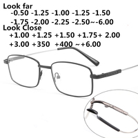 2024 NEW Customized Prescription Glasses Man Myopia Hyperopia Astigmatism Progressive Multifocal Anti-Blue Light Discoloration