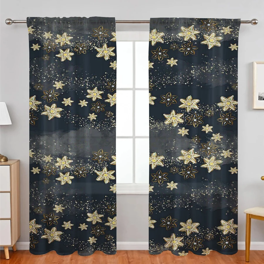 قطعتان من الستائر الشفافة، بتص - مراجعة Curtain Rods وسعره