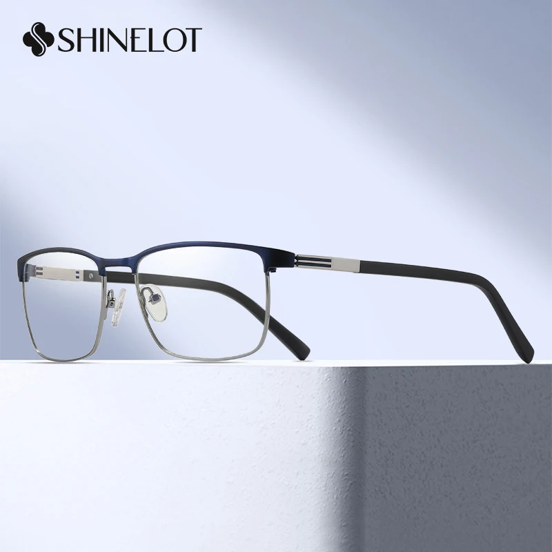 

91720 Hot Sale Rectangle Light Luxury Eyeglasses Frame Eye Protection Glasses Science Geek Eyewear Boy Birthday Gift